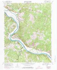 Download a high-resolution, GPS-compatible USGS topo map for Cartersville, VA (1984 edition)