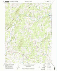 Download a high-resolution, GPS-compatible USGS topo map for Castleton, VA (1997 edition)