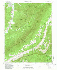 Download a high-resolution, GPS-compatible USGS topo map for Catawba, VA (1965 edition)