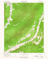 Download a high-resolution, GPS-compatible USGS topo map for Catawba, VA (1981 edition)