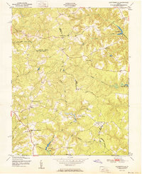 preview thumbnail of historical topo map of King and Queen County, VA in 1951