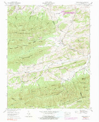 Download a high-resolution, GPS-compatible USGS topo map for Cedar Springs, VA (1991 edition)