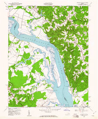 Download a high-resolution, GPS-compatible USGS topo map for Champlain, VA (1961 edition)