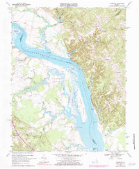 Download a high-resolution, GPS-compatible USGS topo map for Champlain, VA (1984 edition)