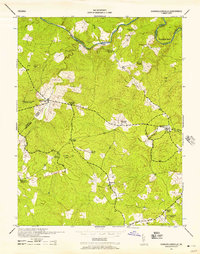 Download a high-resolution, GPS-compatible USGS topo map for Chancellorsville, VA (1957 edition)