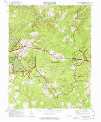 preview thumbnail of historical topo map of Spotsylvania County, VA in 1973