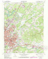Download a high-resolution, GPS-compatible USGS topo map for Charlottesville East, VA (1987 edition)
