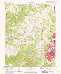 Download a high-resolution, GPS-compatible USGS topo map for Charlottesville West, VA (1969 edition)
