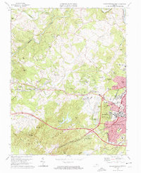 Download a high-resolution, GPS-compatible USGS topo map for Charlottesville West, VA (1974 edition)