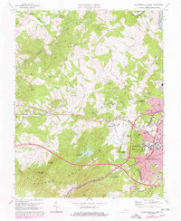 Download a high-resolution, GPS-compatible USGS topo map for Charlottesville West, VA (1978 edition)