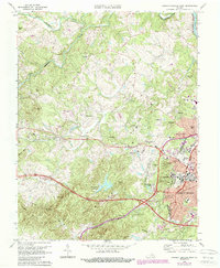 Download a high-resolution, GPS-compatible USGS topo map for Charlottesville West, VA (1987 edition)