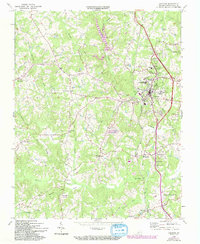 Download a high-resolution, GPS-compatible USGS topo map for Chatham, VA (1994 edition)
