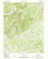 Download a high-resolution, GPS-compatible USGS topo map for Check, VA (1986 edition)