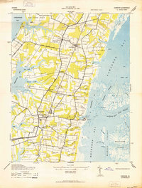 1942 Map of Eastville, VA