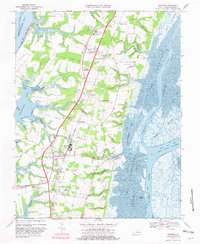 Download a high-resolution, GPS-compatible USGS topo map for Cheriton, VA (1981 edition)