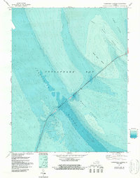 preview thumbnail of historical topo map of Northampton County, VA in 1971