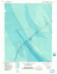 Download a high-resolution, GPS-compatible USGS topo map for Chesapeake Channel, VA (1991 edition)