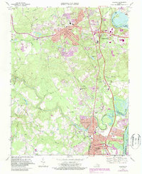 Download a high-resolution, GPS-compatible USGS topo map for Chester, VA (1987 edition)