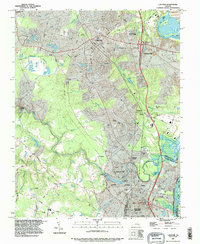 preview thumbnail of historical topo map of Chester, VA in 1994