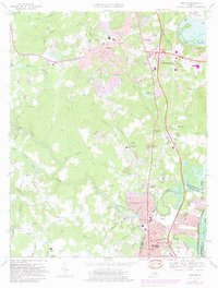 Download a high-resolution, GPS-compatible USGS topo map for Chester, VA (1981 edition)