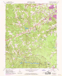 Download a high-resolution, GPS-compatible USGS topo map for Chesterfield, VA (1969 edition)
