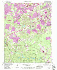 Download a high-resolution, GPS-compatible USGS topo map for Chesterfield, VA (1994 edition)