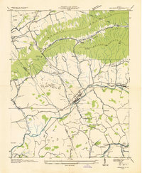 Download a high-resolution, GPS-compatible USGS topo map for Chilhowie, VA (1935 edition)