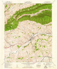 Download a high-resolution, GPS-compatible USGS topo map for Chilhowie, VA (1960 edition)