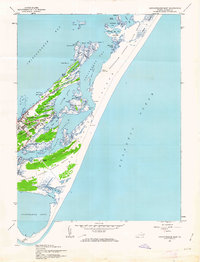 Download a high-resolution, GPS-compatible USGS topo map for Chincoteague East, VA (1962 edition)