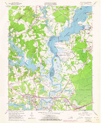 Download a high-resolution, GPS-compatible USGS topo map for Chuckatuck, VA (1973 edition)