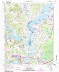 Download a high-resolution, GPS-compatible USGS topo map for Chuckatuck, VA (1980 edition)