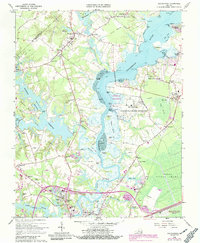 Download a high-resolution, GPS-compatible USGS topo map for Chuckatuck, VA (1990 edition)