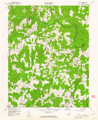 Download a high-resolution, GPS-compatible USGS topo map for Chula, VA (1961 edition)