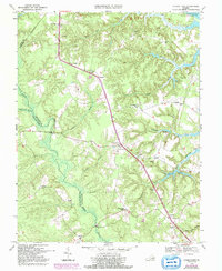 Download a high-resolution, GPS-compatible USGS topo map for Church View, VA (1992 edition)