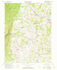 Download a high-resolution, GPS-compatible USGS topo map for Churchville, VA (1972 edition)