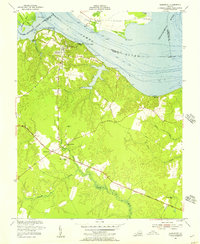 Download a high-resolution, GPS-compatible USGS topo map for Claremont, VA (1957 edition)