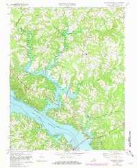 Download a high-resolution, GPS-compatible USGS topo map for Clarksville North, VA (1981 edition)
