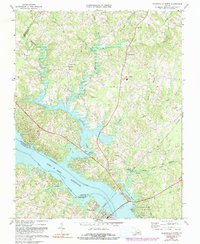Download a high-resolution, GPS-compatible USGS topo map for Clarksville North, VA (1991 edition)