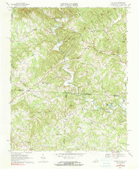 preview thumbnail of historical topo map of Patrick County, VA in 1968