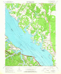 Download a high-resolution, GPS-compatible USGS topo map for Clay Bank, VA (1967 edition)