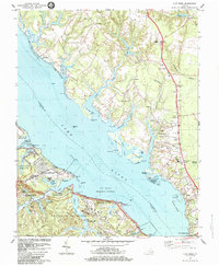 Download a high-resolution, GPS-compatible USGS topo map for Clay Bank, VA (1984 edition)