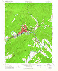 Download a high-resolution, GPS-compatible USGS topo map for Clifton Forge, VA (1964 edition)