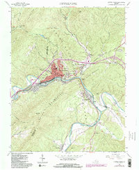 Download a high-resolution, GPS-compatible USGS topo map for Clifton Forge, VA (1986 edition)