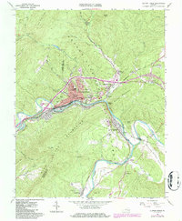 Download a high-resolution, GPS-compatible USGS topo map for Clifton Forge, VA (1986 edition)