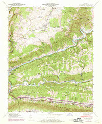 Download a high-resolution, GPS-compatible USGS topo map for Clinchport, VA (1970 edition)