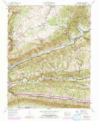 Download a high-resolution, GPS-compatible USGS topo map for Clinchport, VA (1991 edition)