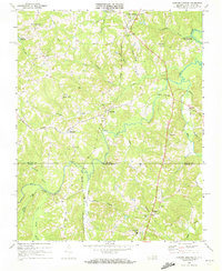 Download a high-resolution, GPS-compatible USGS topo map for Cluster Springs, VA (1972 edition)