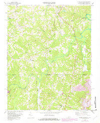 Download a high-resolution, GPS-compatible USGS topo map for Cluster Springs, VA (1982 edition)