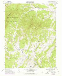Download a high-resolution, GPS-compatible USGS topo map for Collierstown, VA (1978 edition)