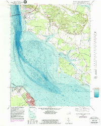 Download a high-resolution, GPS-compatible USGS topo map for Colonial Beach North, VA (1987 edition)